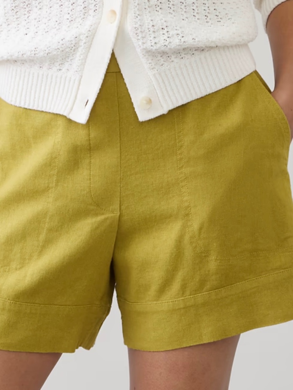 Linen Banana Republic Short XS, NWT